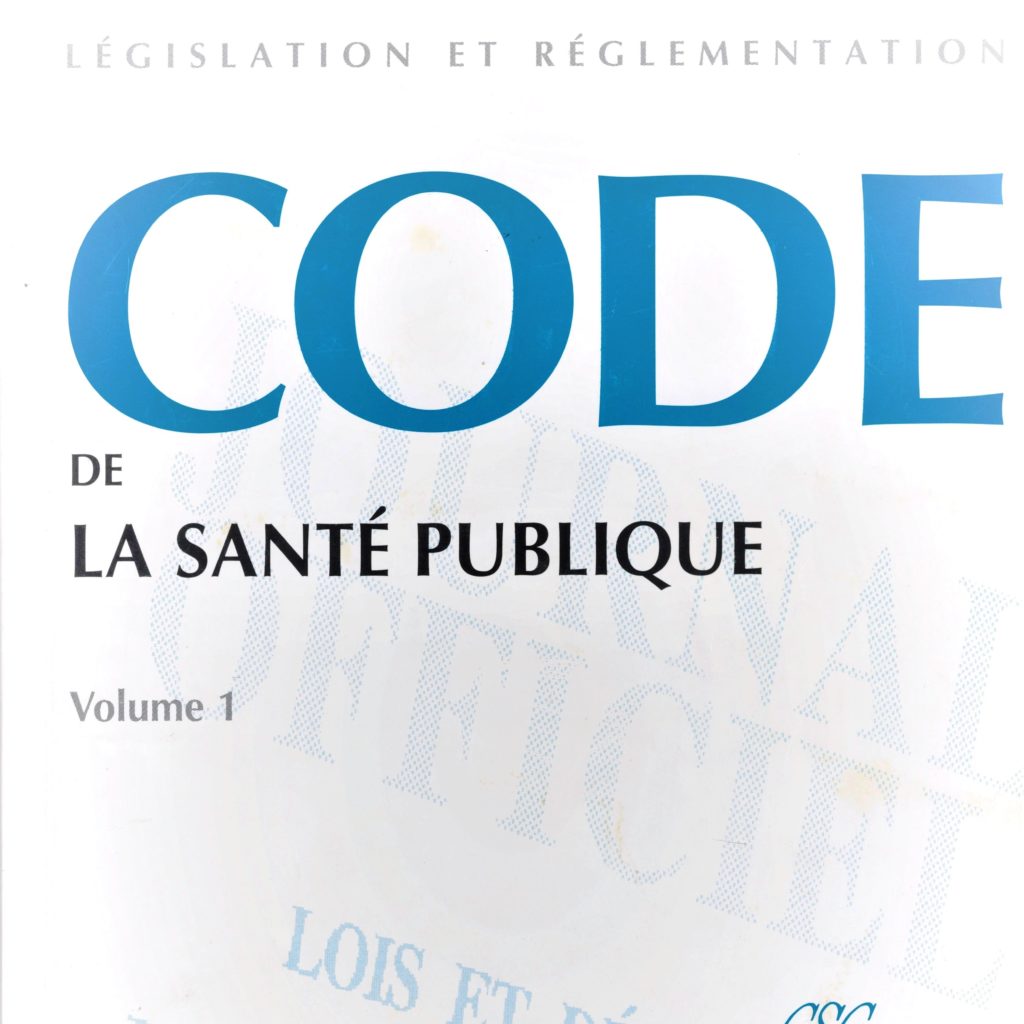 Le code de la sant publique tueur de codes i 